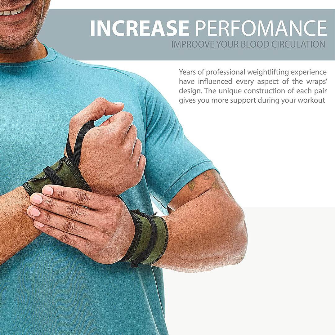 Cotton Weightlifting Wrist Wraps - Image 6