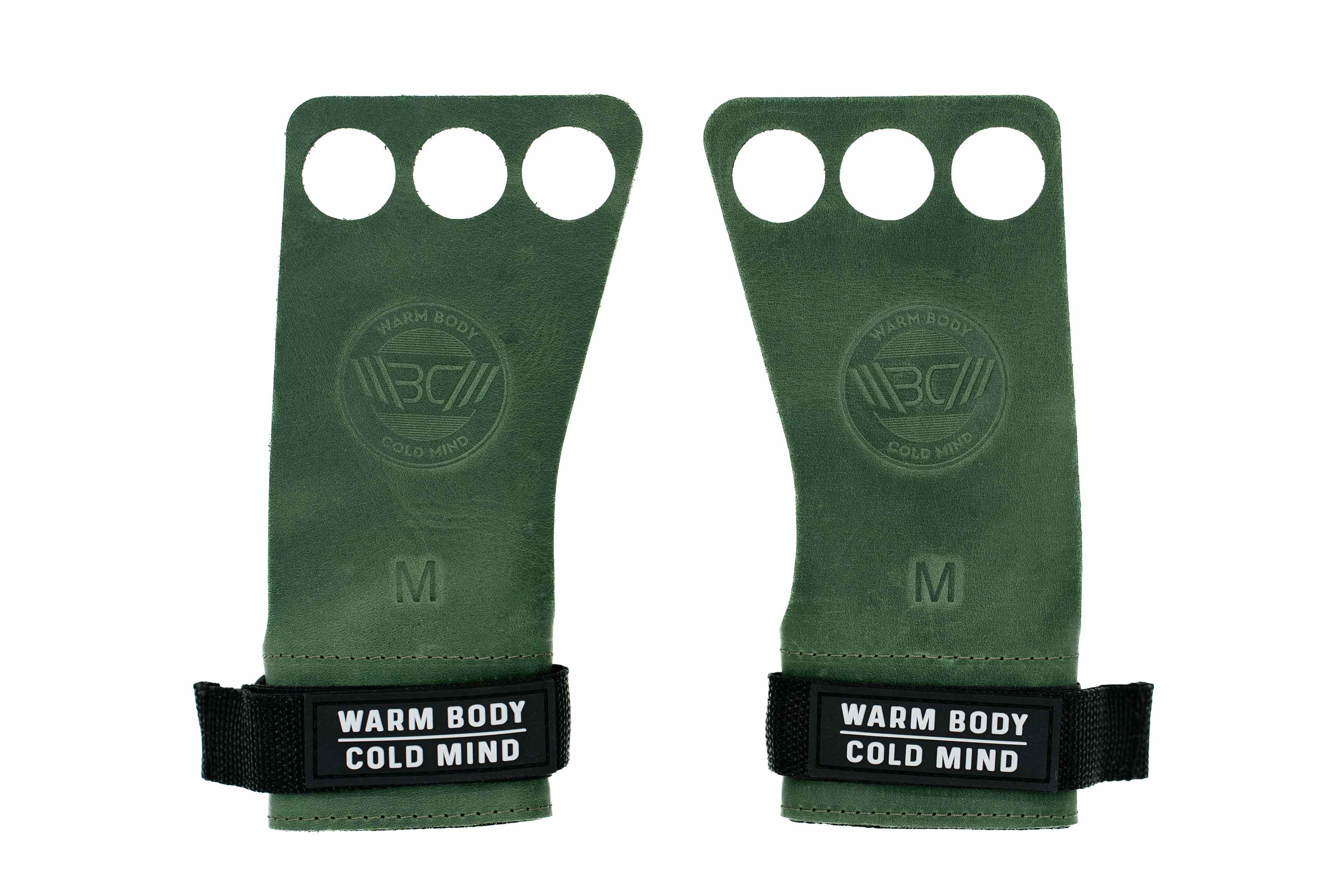 Leather Hand Grips PRO Green - Image 4