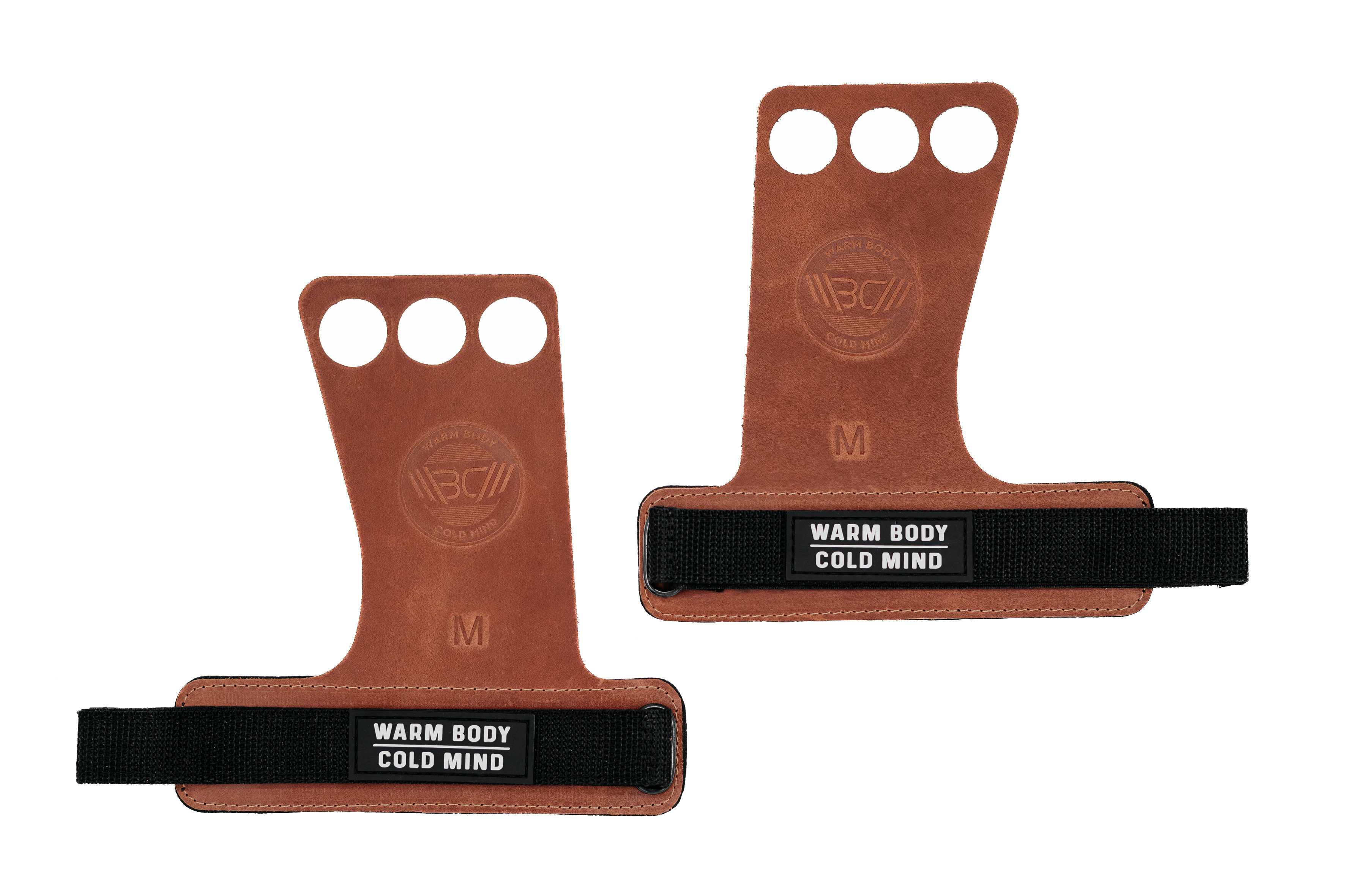 Leather Hand Grips PRO Orange - Image 3