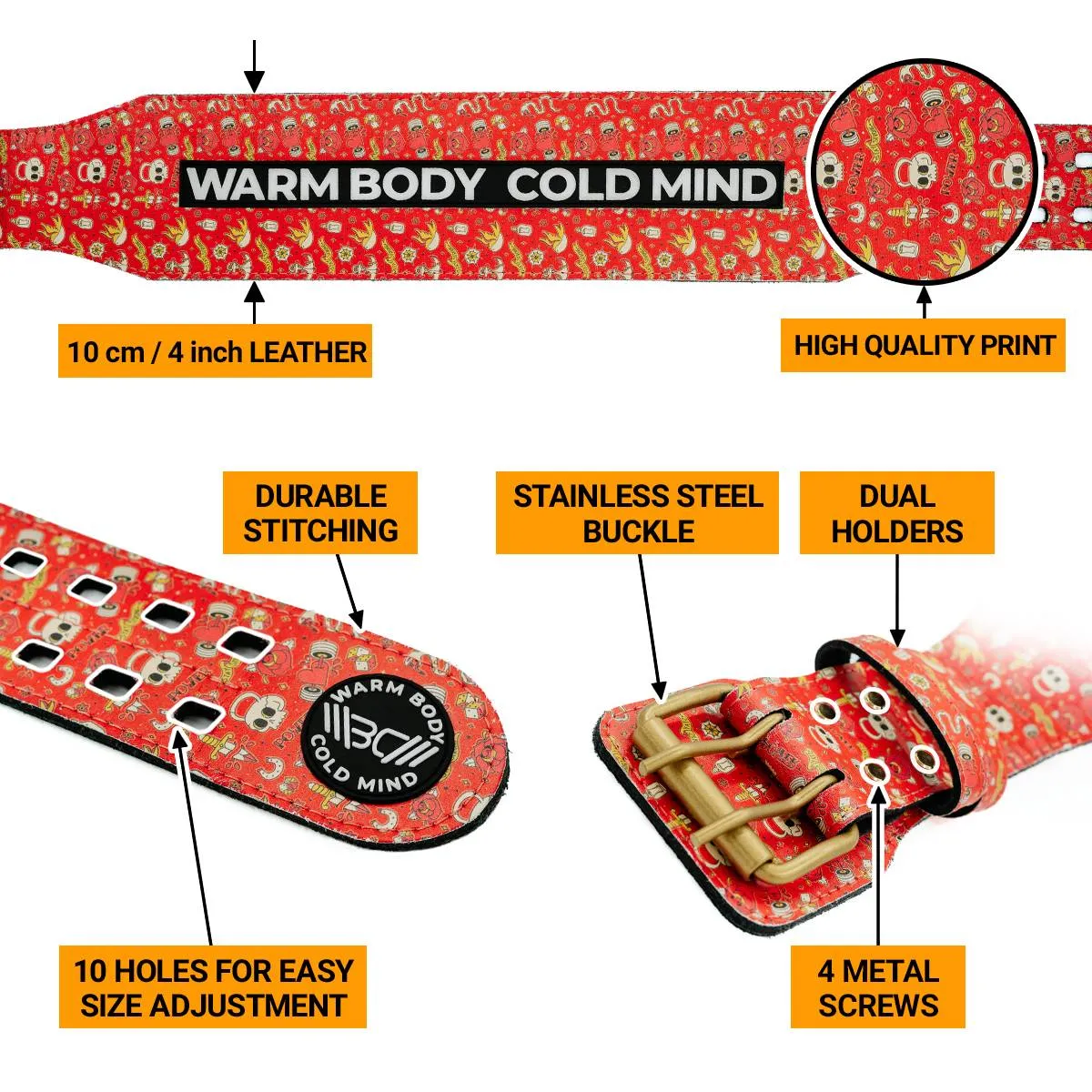 Leather Weightlifting Belt - Image 19