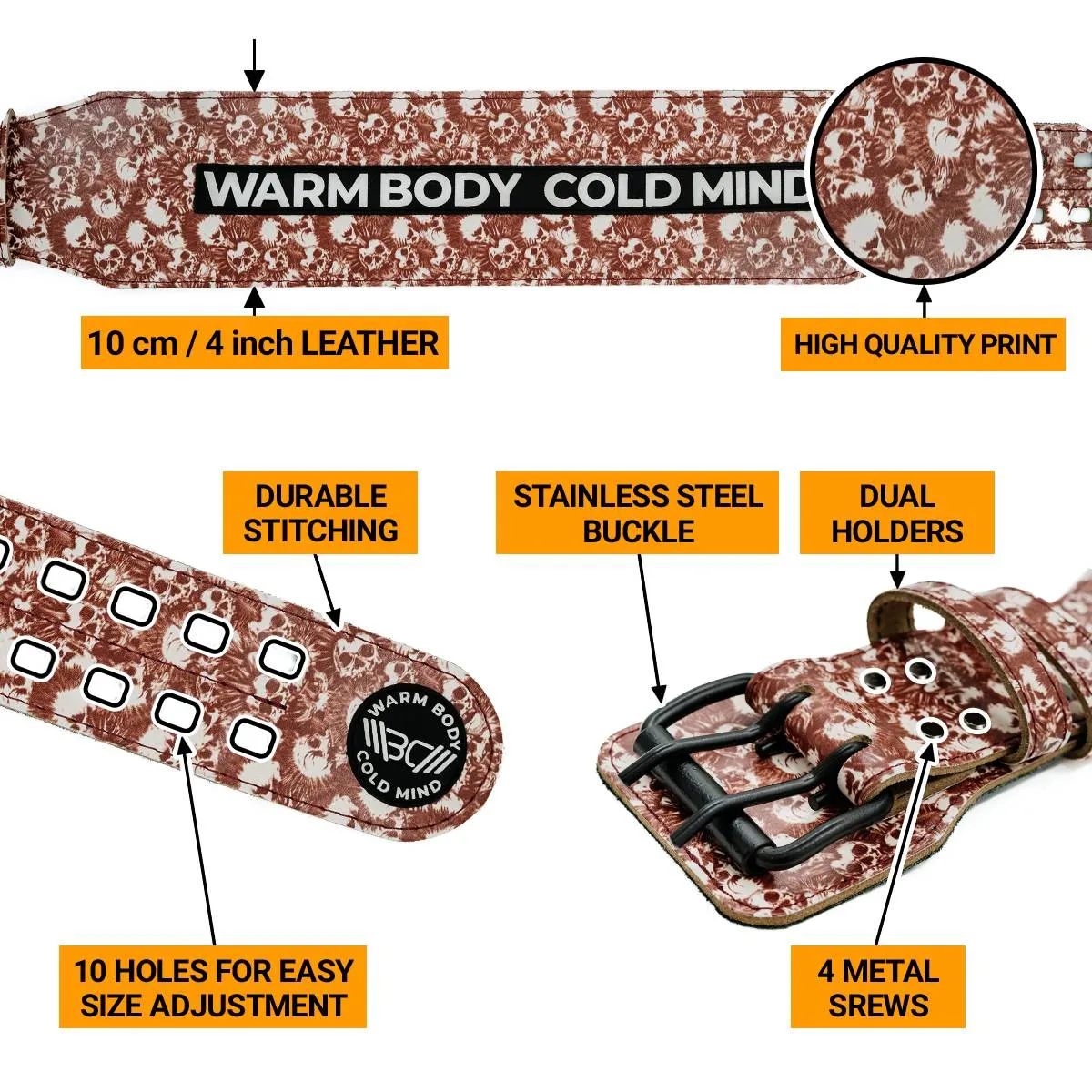 Leather Weightlifting Belt - Image 44
