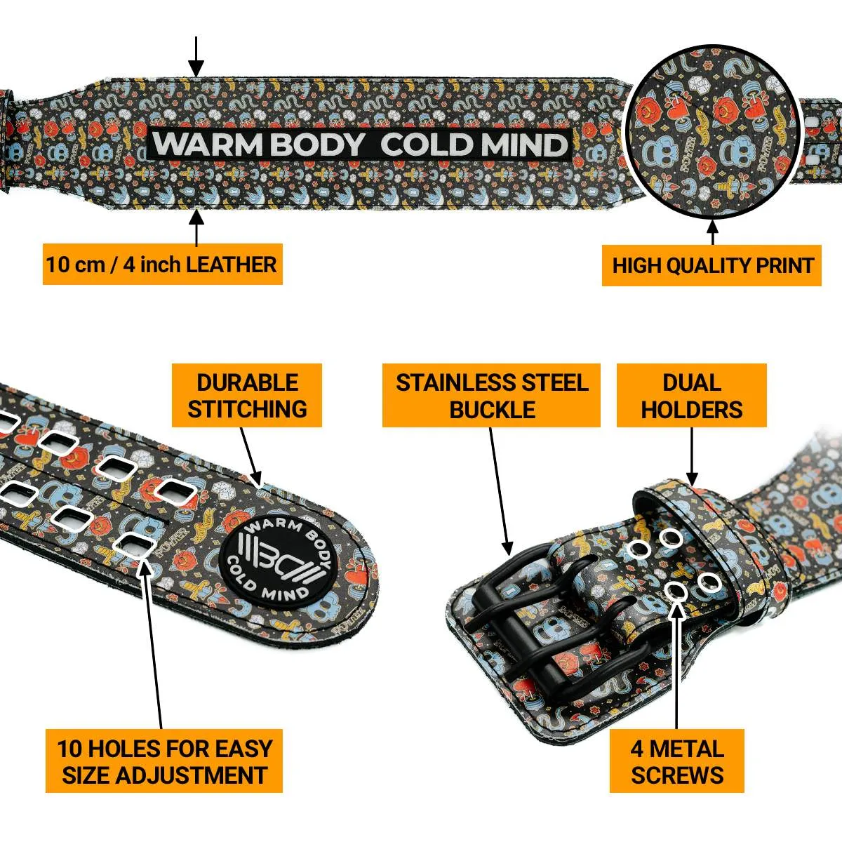 Leather Weightlifting Belt - Image 9