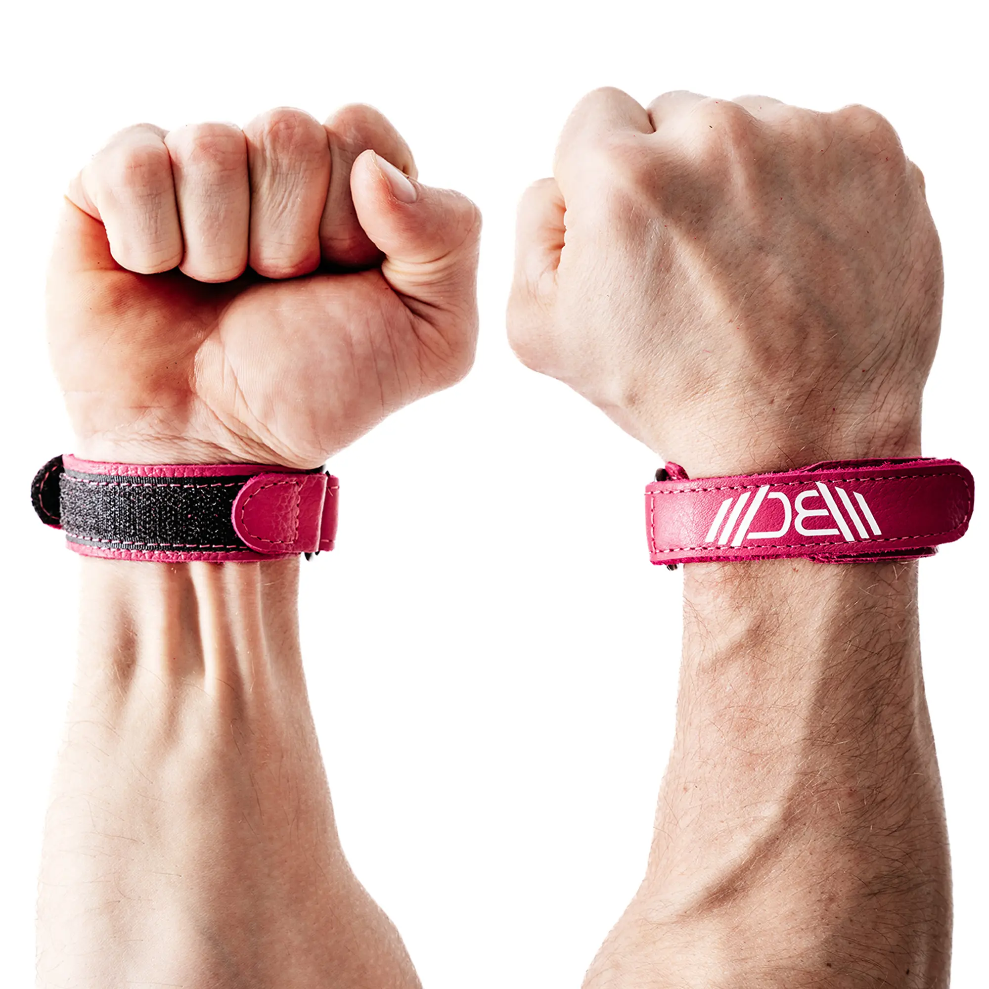 Leather Wrist Wraps Basic Pink - Image 7