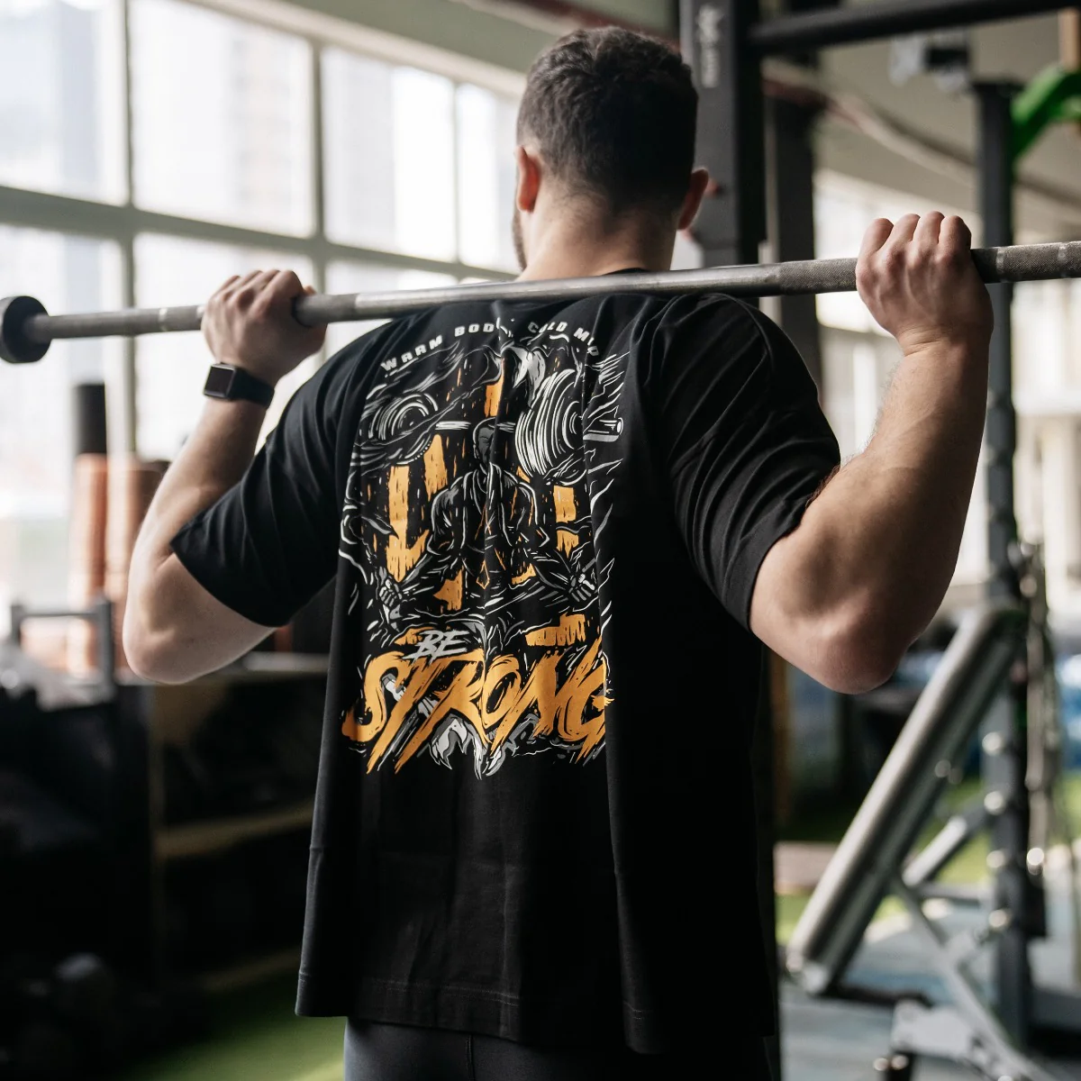 Men's T-shirt Strong Oversize - Image 6