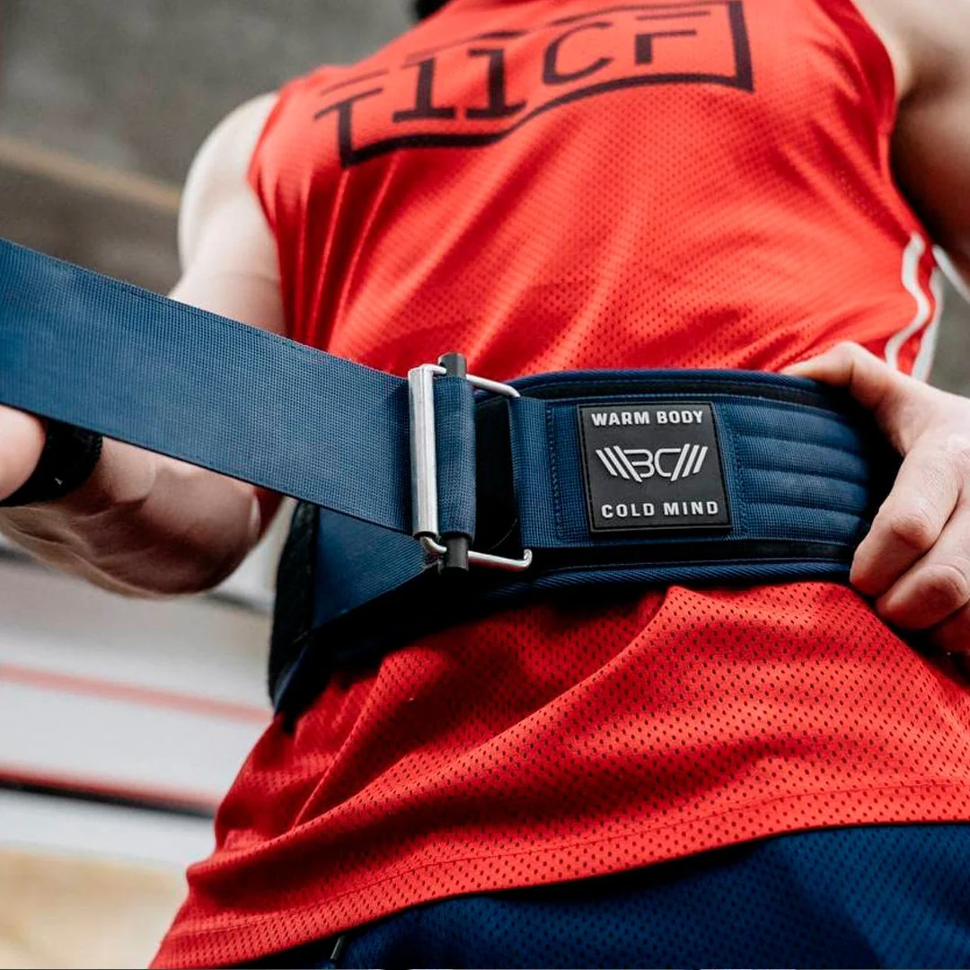 4" Nylon Weightlifting Belt Pink - Image 4
