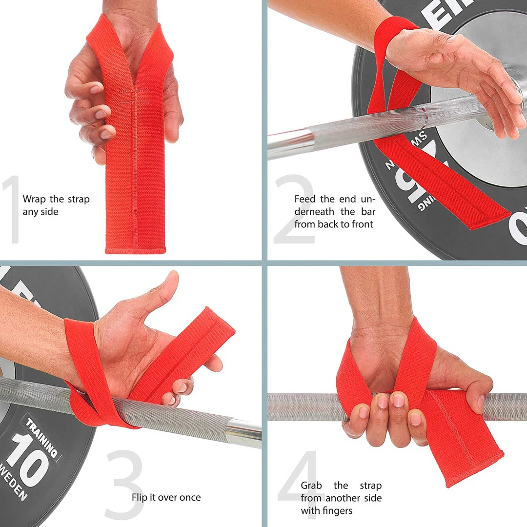 Weight Lifting Wrist Straps V1 "BASIC" - Image 3