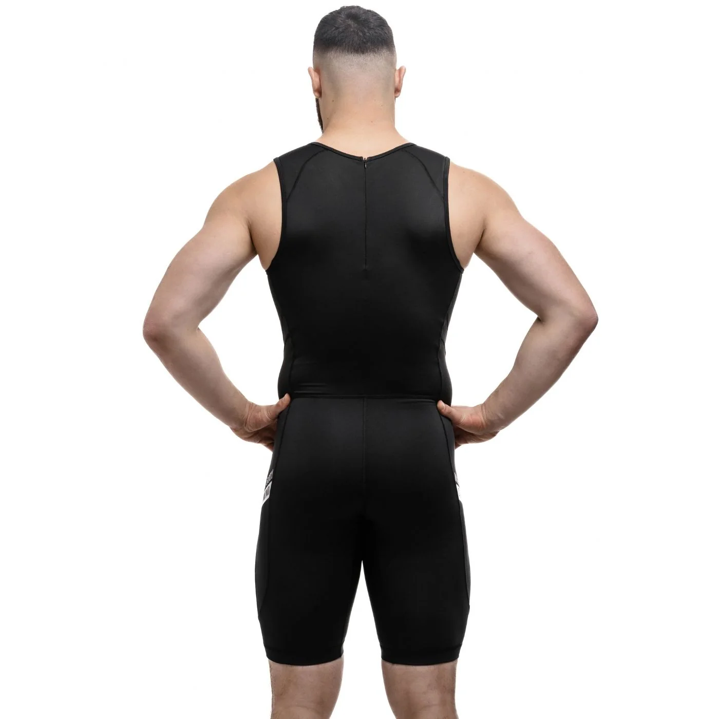 Men's Weightlifting Compression Singlet S-4 - Image 6