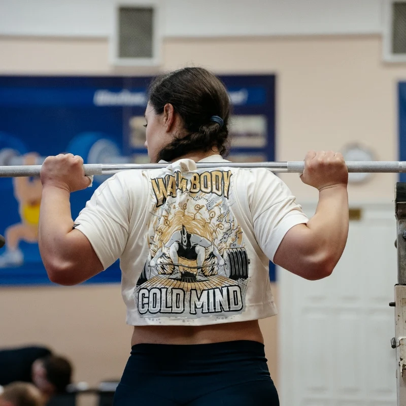 Women's Cropped T-shirt - Lift Off - Image 3